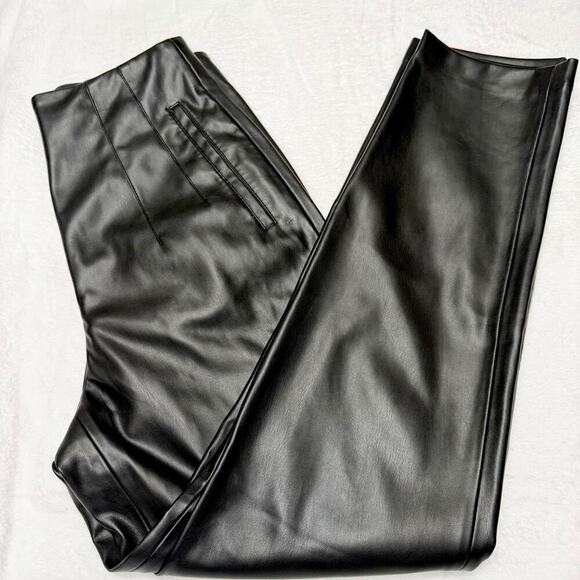 Zara Pants - Zara size s black leather Pants Size S